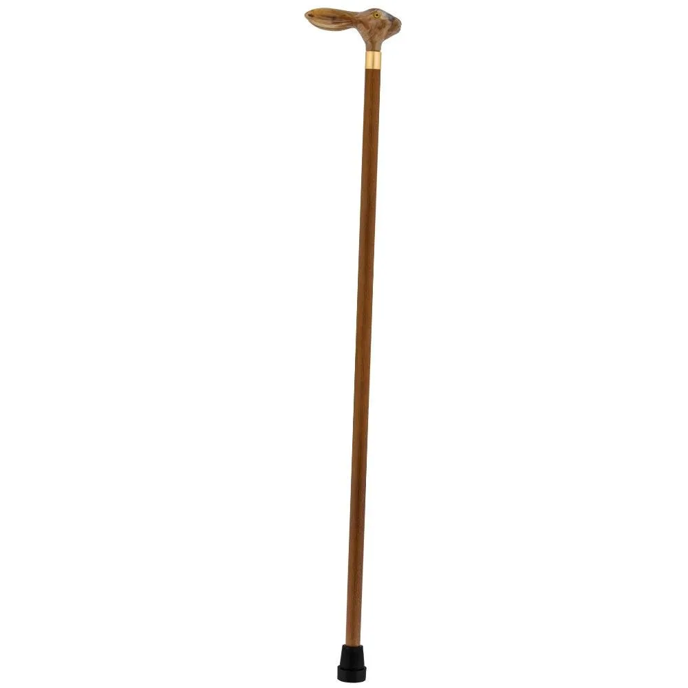 Adorable Bunny Rabbit Head-Italian Handle Cane w/ Custom Shaft & Collar