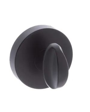 Atlantic CleanTouch Anti-Bac WC Turn and Release on Minimal Round Rose - Matt Black