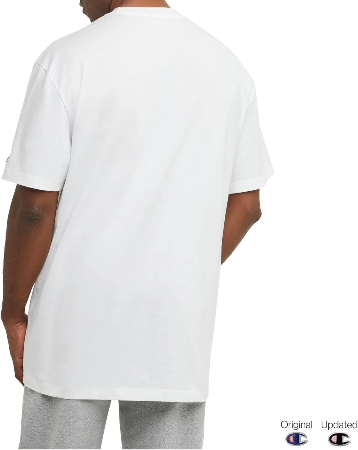 Champion Men's T-Shirt, Classic Graphic T-Shirt, Soft and Comfortable T-Shirts for Men, Script Logo (Reg. or Big & Tall)