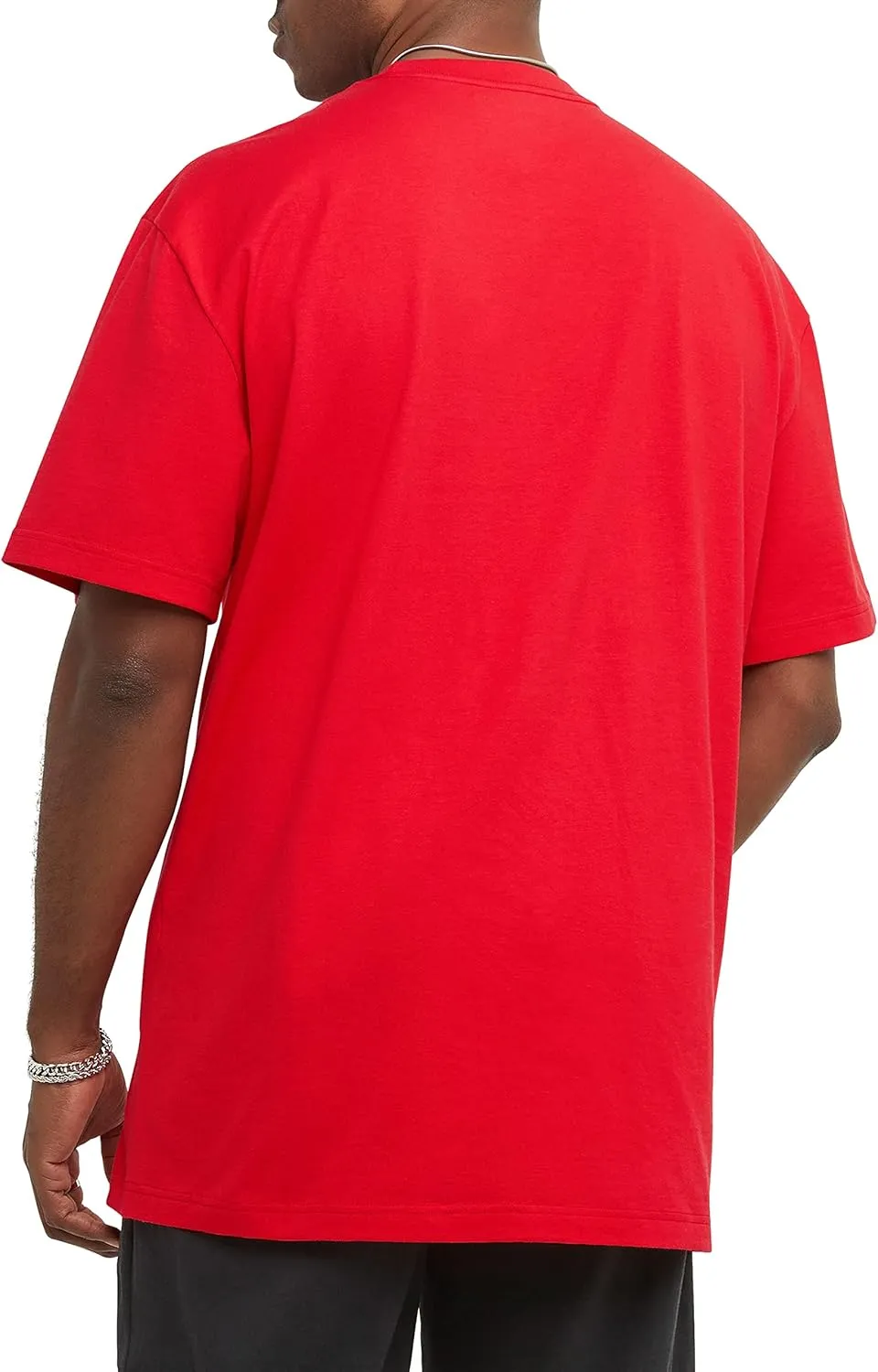 Champion Men's T-Shirt, Classic Graphic T-Shirt, Soft and Comfortable T-Shirts for Men, Script Logo (Reg. or Big & Tall)