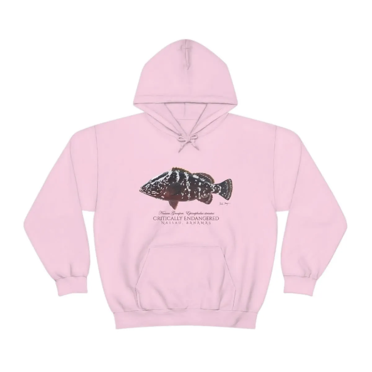 Endangered Nassau Grouper Warm Hoodie