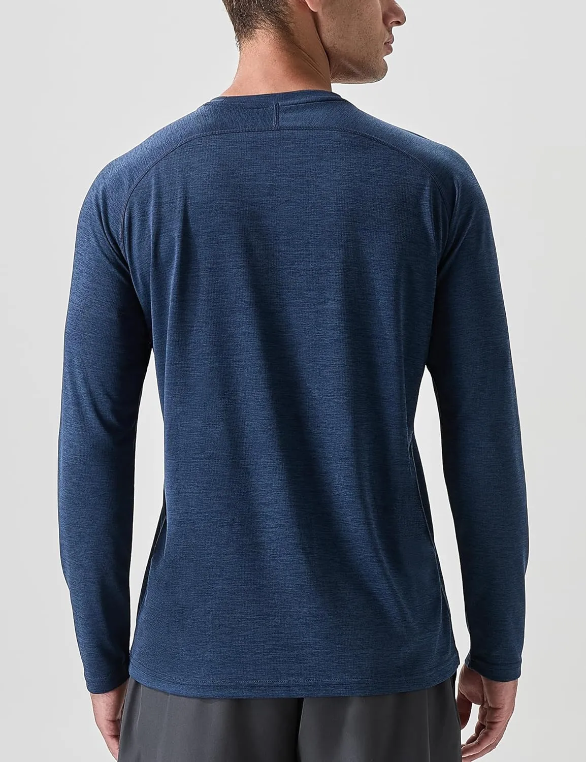 Men's Active Casual Long Sleeve Shirts Lightweight Dry Fit Workout Running Athletic Comfortable T-Shirts