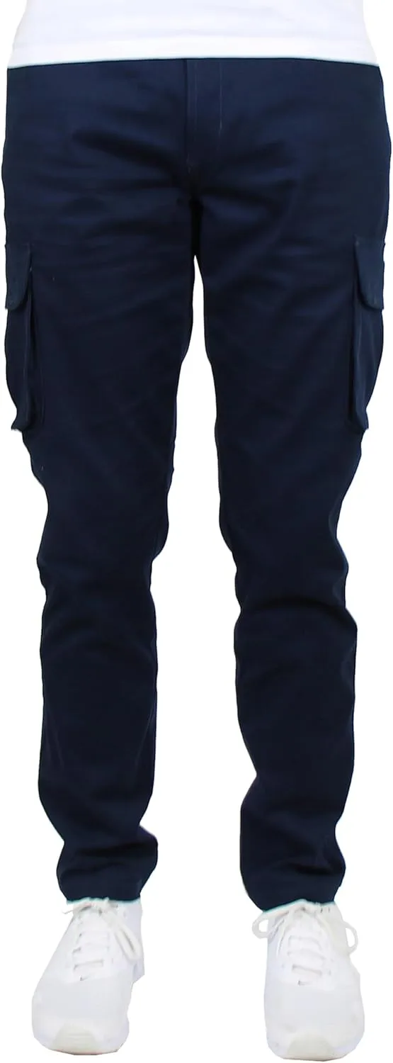 Men's Flex-Stretch Cotton Cargo Pants, 31-Inch Inseam - Comfortable and Durable