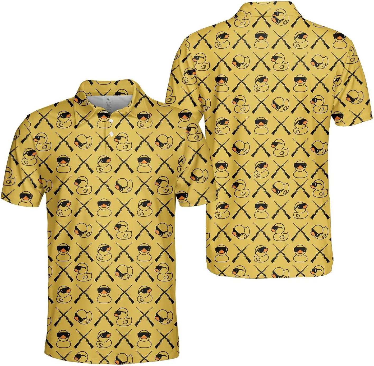 Retro Funny Polo Shirts for Men Vintage Basic Polos Mens Polo Shirts Short Sleeve Button Up Shirt Men