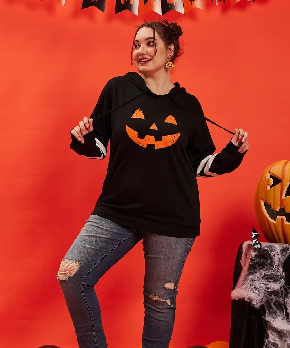 RITERA Women's Plus Size Hoodies Tie Dye Hoodie Long Sleeve Sweatshirts Drawstring Pullover Casual Sweater top L-5XL