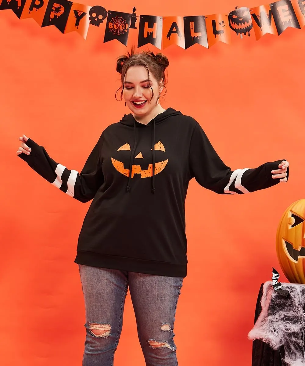RITERA Women's Plus Size Hoodies Tie Dye Hoodie Long Sleeve Sweatshirts Drawstring Pullover Casual Sweater top L-5XL
